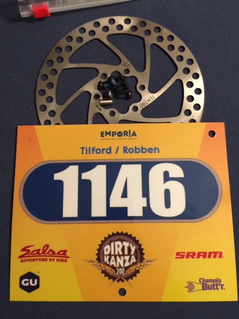 Kris&rsquo; number plate. Each one is custom, pretty cool.