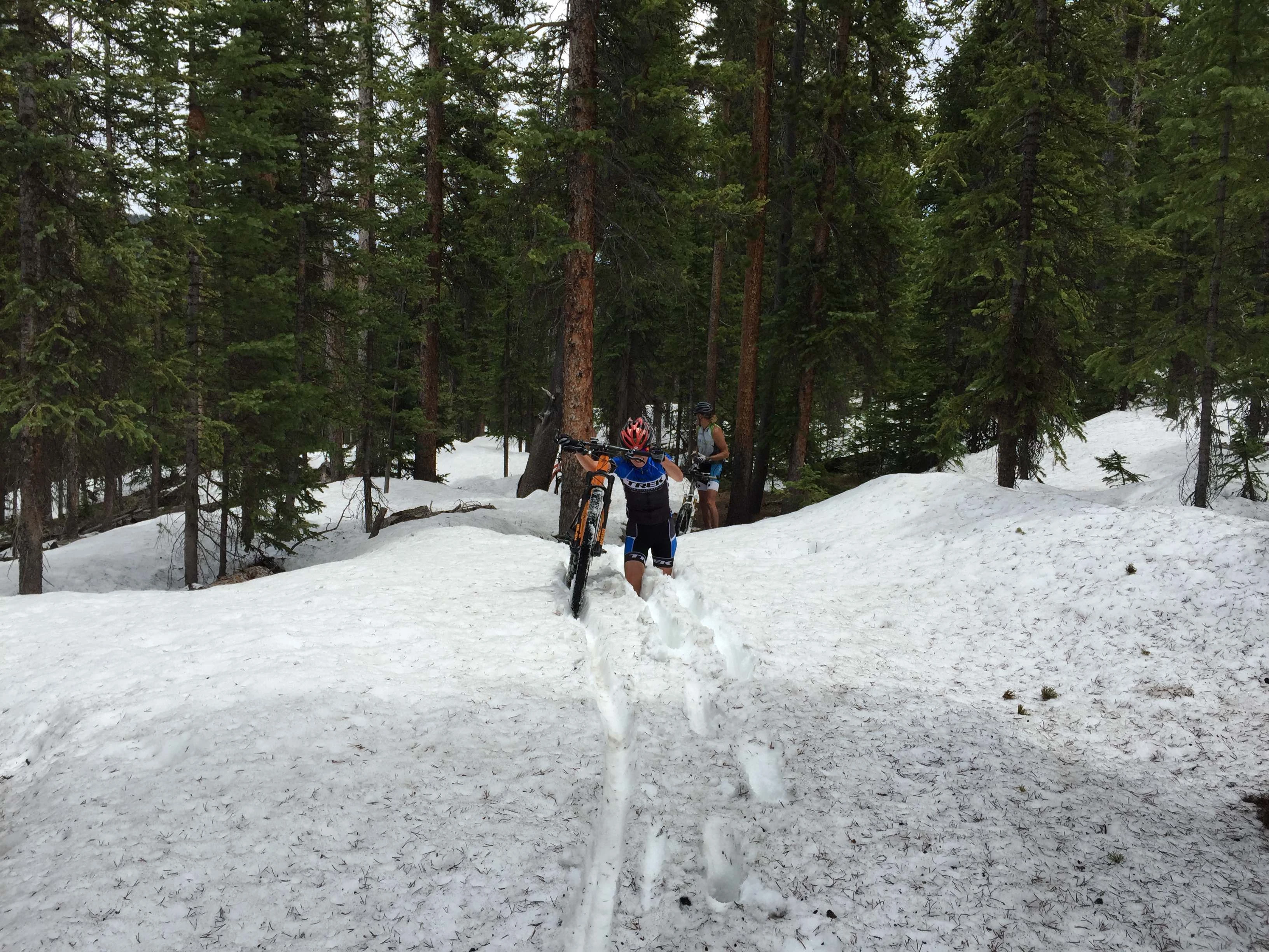 It got a little deep for Catherine.