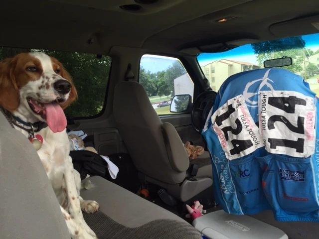 As close as I got to racing yesterday.