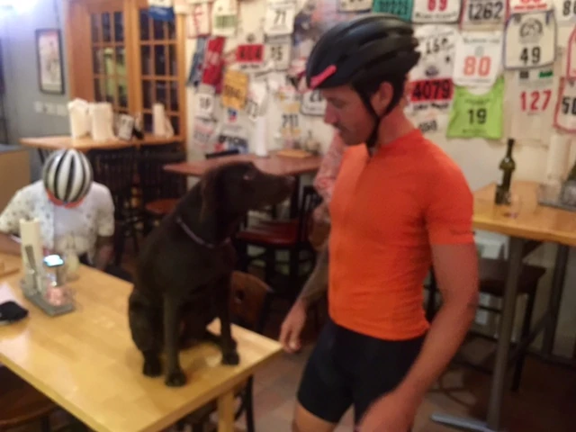 Jesse LaLonde rolled into Cable after 10 last night with a couple of his buddies. They are riding from MSP to Copper Harbor at the tip of the UP of Michigan. It is over 400 miles that they are doing in two days. Did I mention most of it is on gravel and trails. Pretty great adventure.