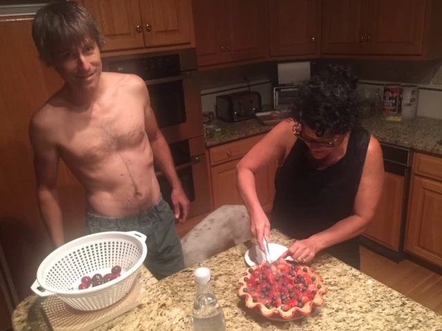 Stacie has been a super host the past few days. They are following us up to Cable tomorrow.