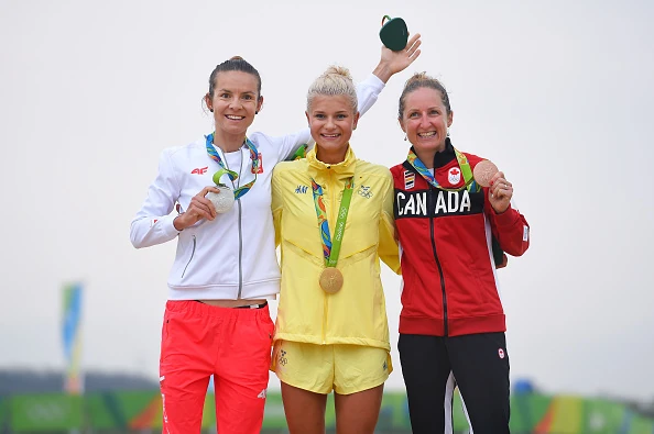 Catharine Pendral rode great to get the bronze. 