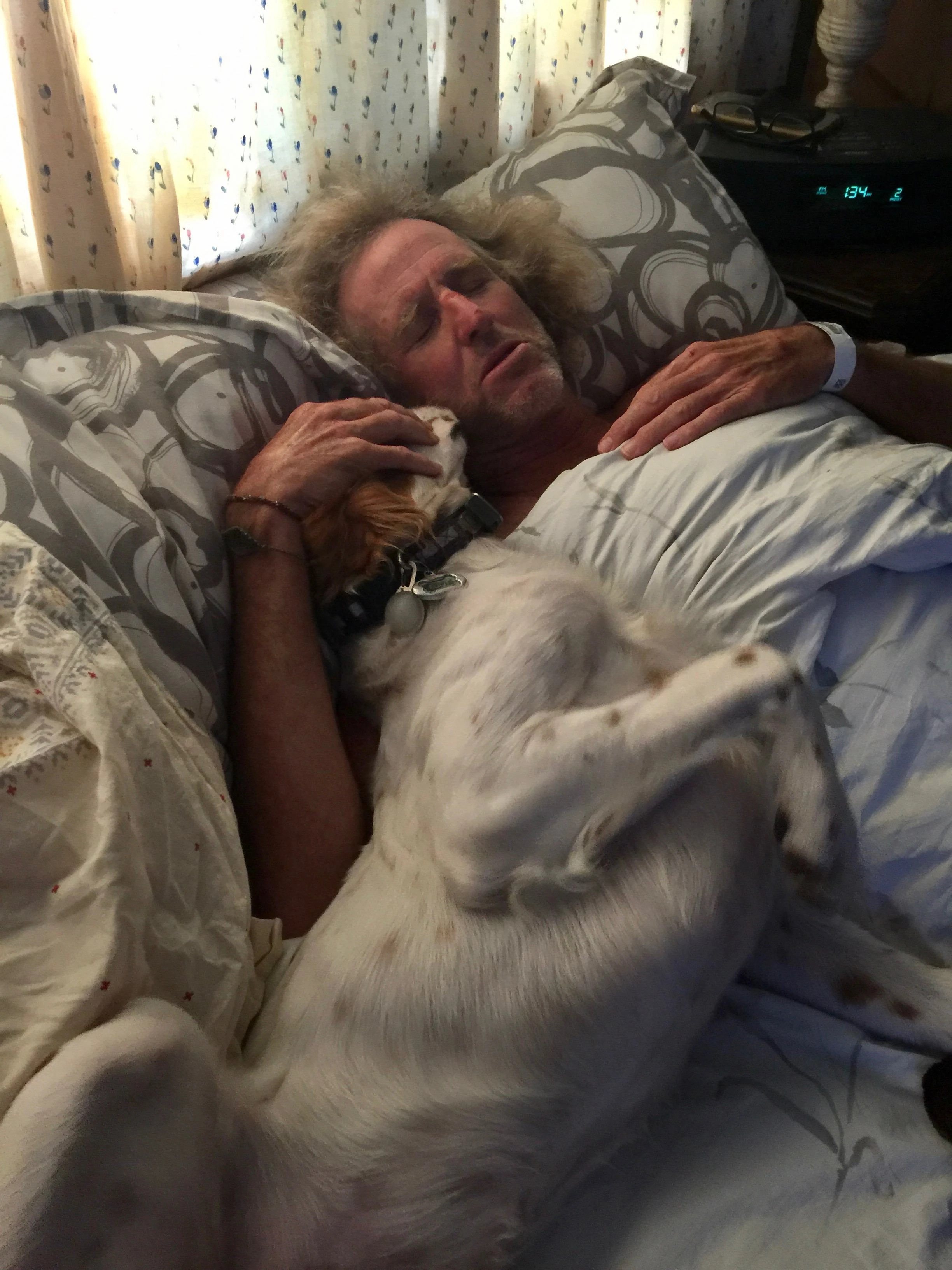 Home again with Tucker