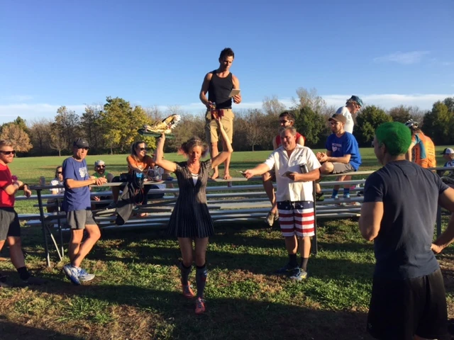 Two years in a row women&rsquo;s champion. 