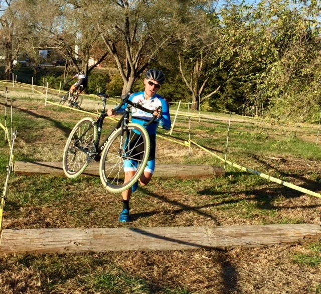 Joseph running the logs.