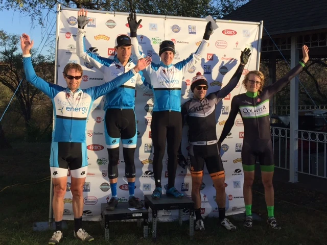 The podium - Joseph Schmaltz 1st, Garrick Valverde, 2nd, Shadd Smith, 3rd, Brian Jensen, 4th and Britton Kusiak, 5th. 