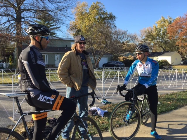 Shadd, Joseph and I before the start.
