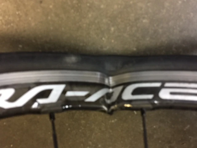 I can’t remember bending a wheel like this before. Especially from just flipping over the bars.