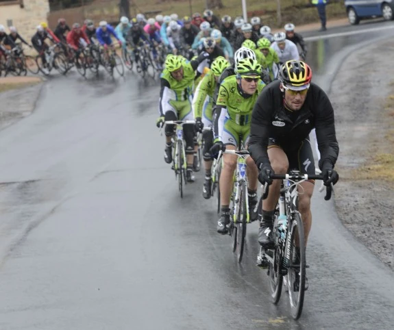 Tom Boonen setting tempo at Paris-Nice. I remember when he used to try to win stages here.