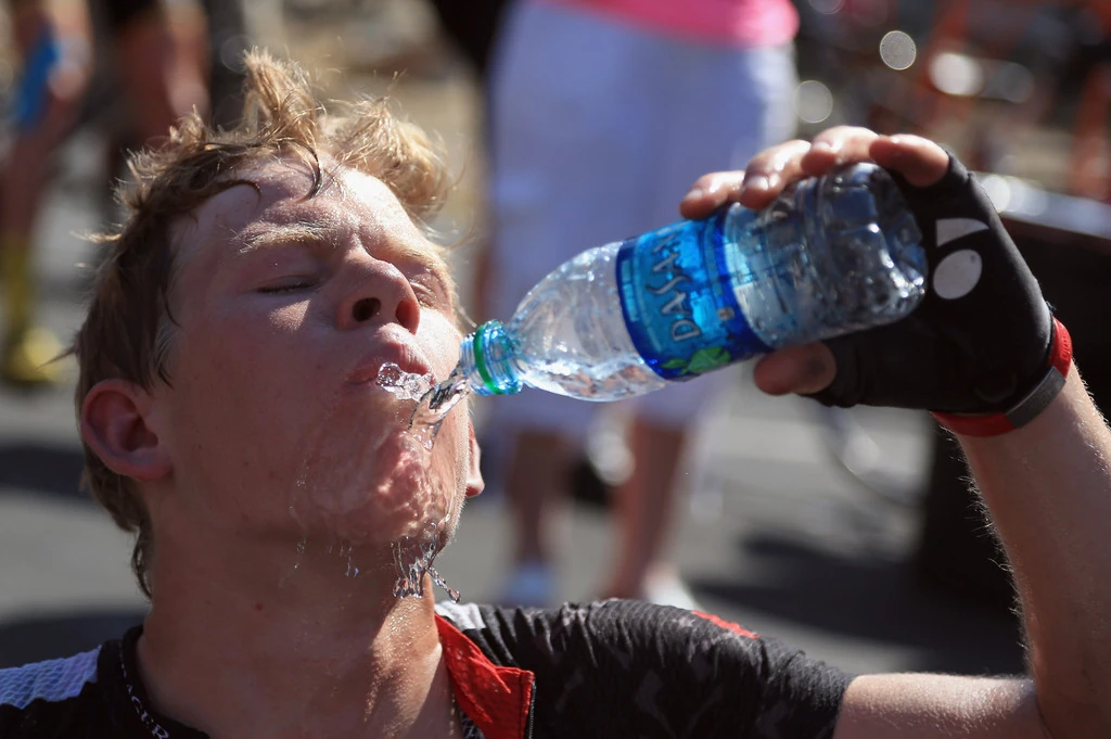 A little hot after finishing in Palm Springs.