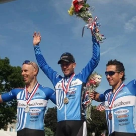 The podium at Sommerville. Same old, same old.