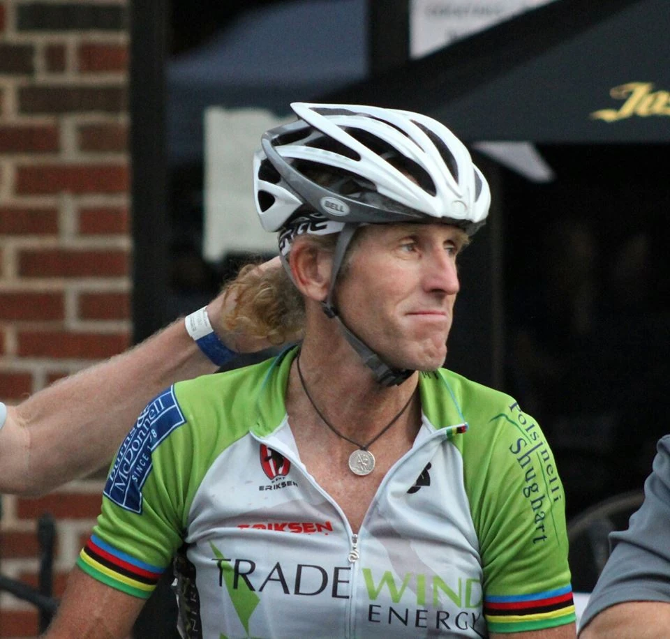 I stole this photo off my facebook page. Guess I was just watching the 1/2 race before the Pro race.