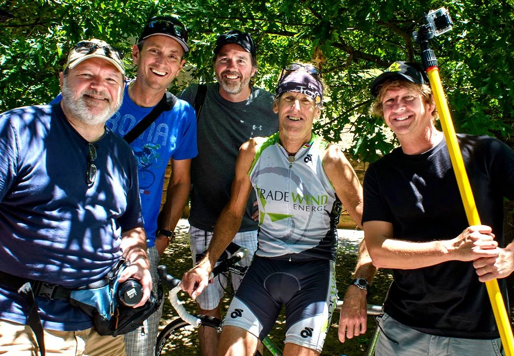 The Gizmo crew and me before Sunday&rsquo;s race at Cry Baby Hill. They filmed the whole weekend and have a ton of great footage.