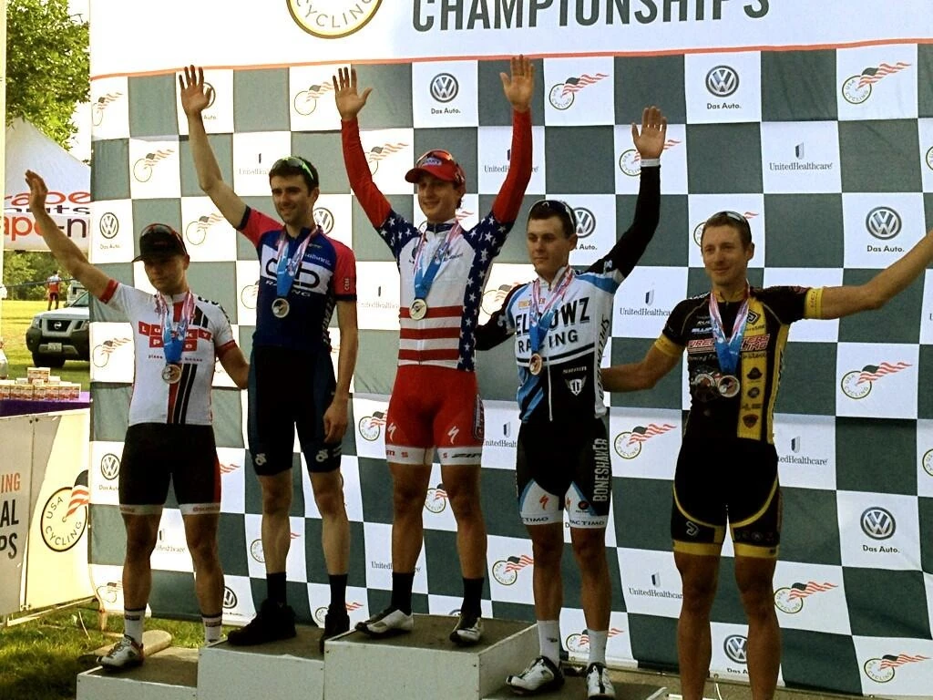 The podium, Joseph in 3rd.