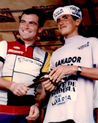 Bernard Hinault at the RCN in 1986.
