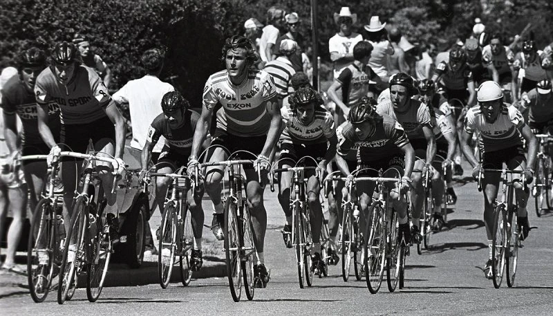 Dale at the &lsquo;77 National Road Champhionships.