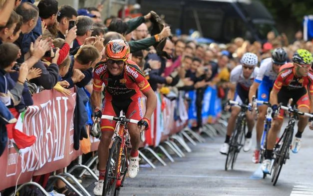 I thought this was the decisive moment with only 2 km to go.