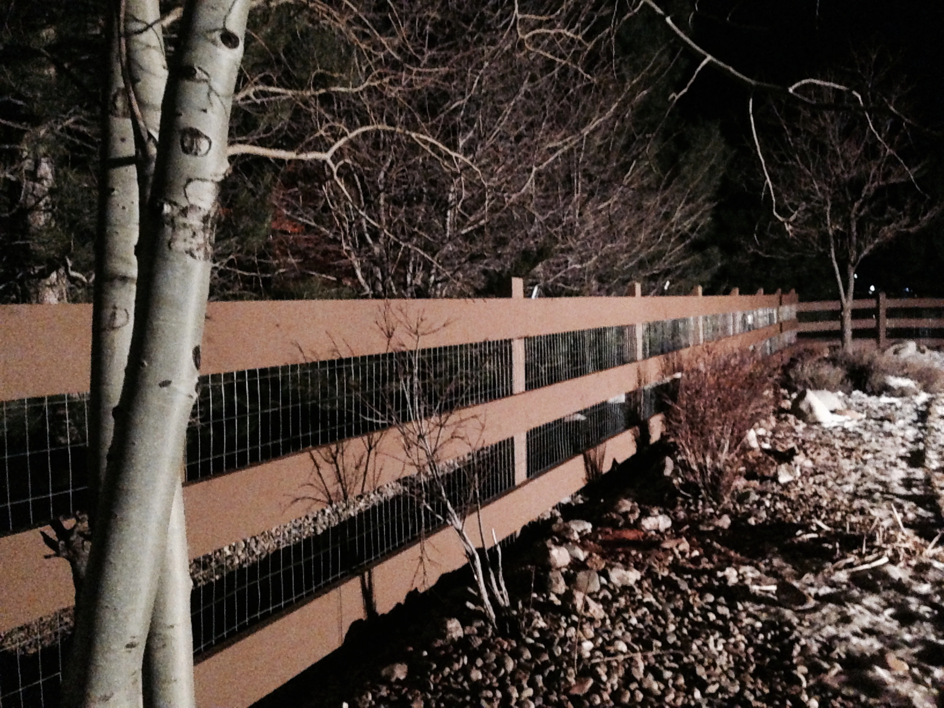 At least it is straight.