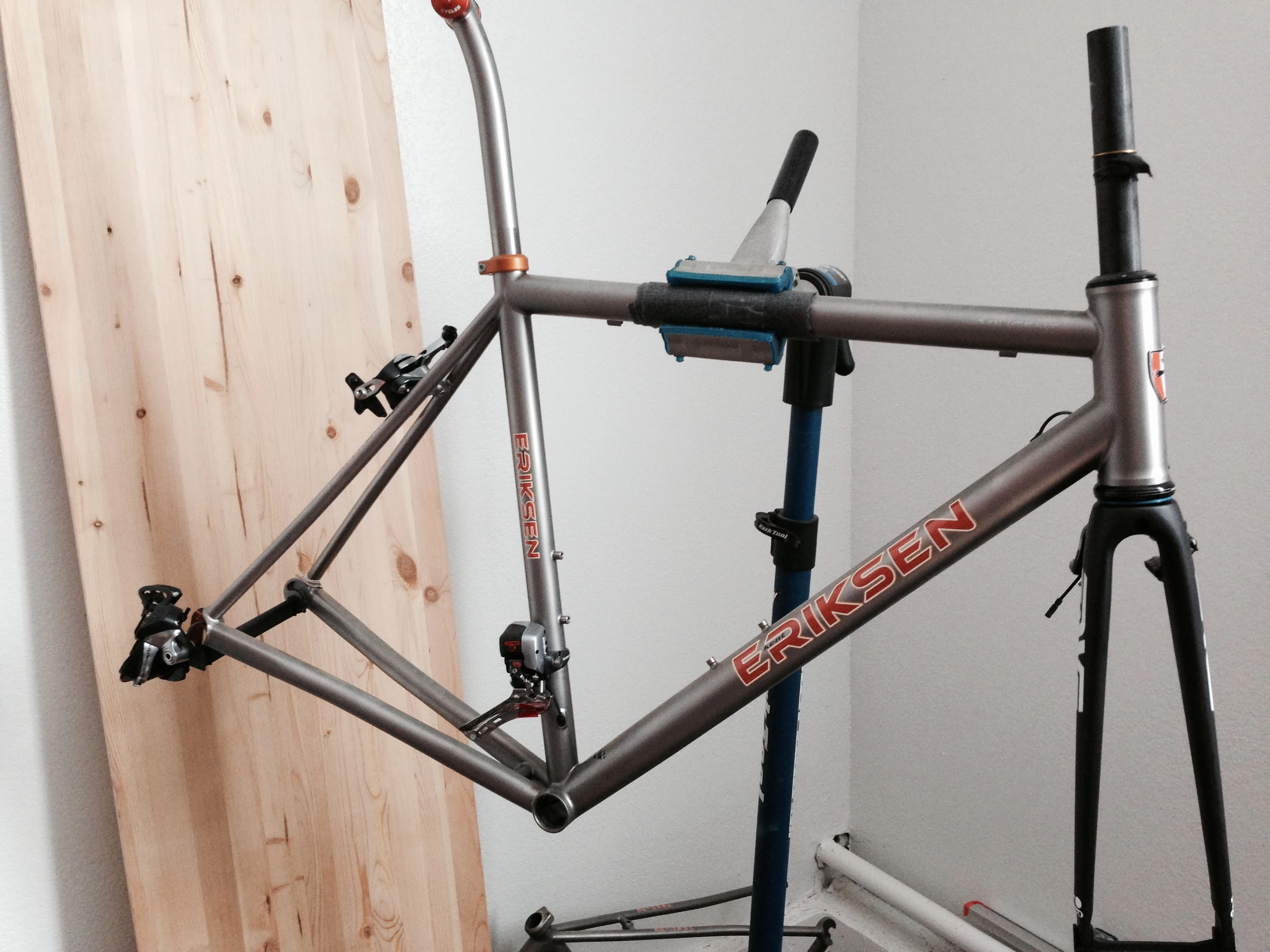 Vincent&rsquo;s new Eriksen road bike.