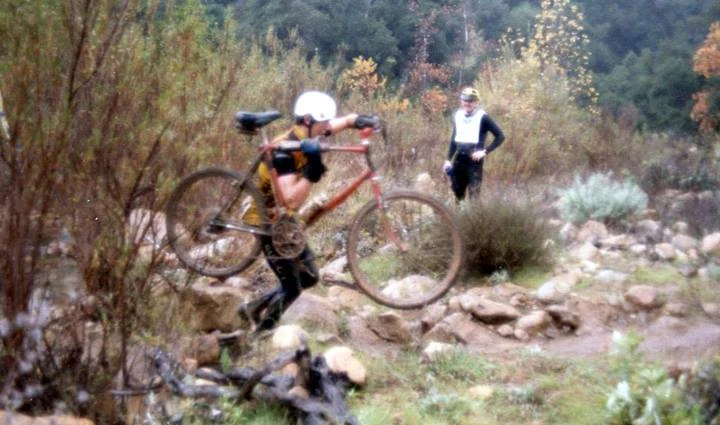 There were lots of stream crossings. I don&rsquo;t think I&rsquo;ve ever since raced in long tights and a short sleeve jersey. A wool short sleeve jersey no less.