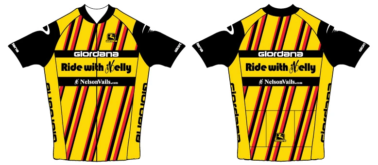 Nelson is having Gita make retro Levis jerseys for his rides. Michael Fatka came up with this design-it is a classic.