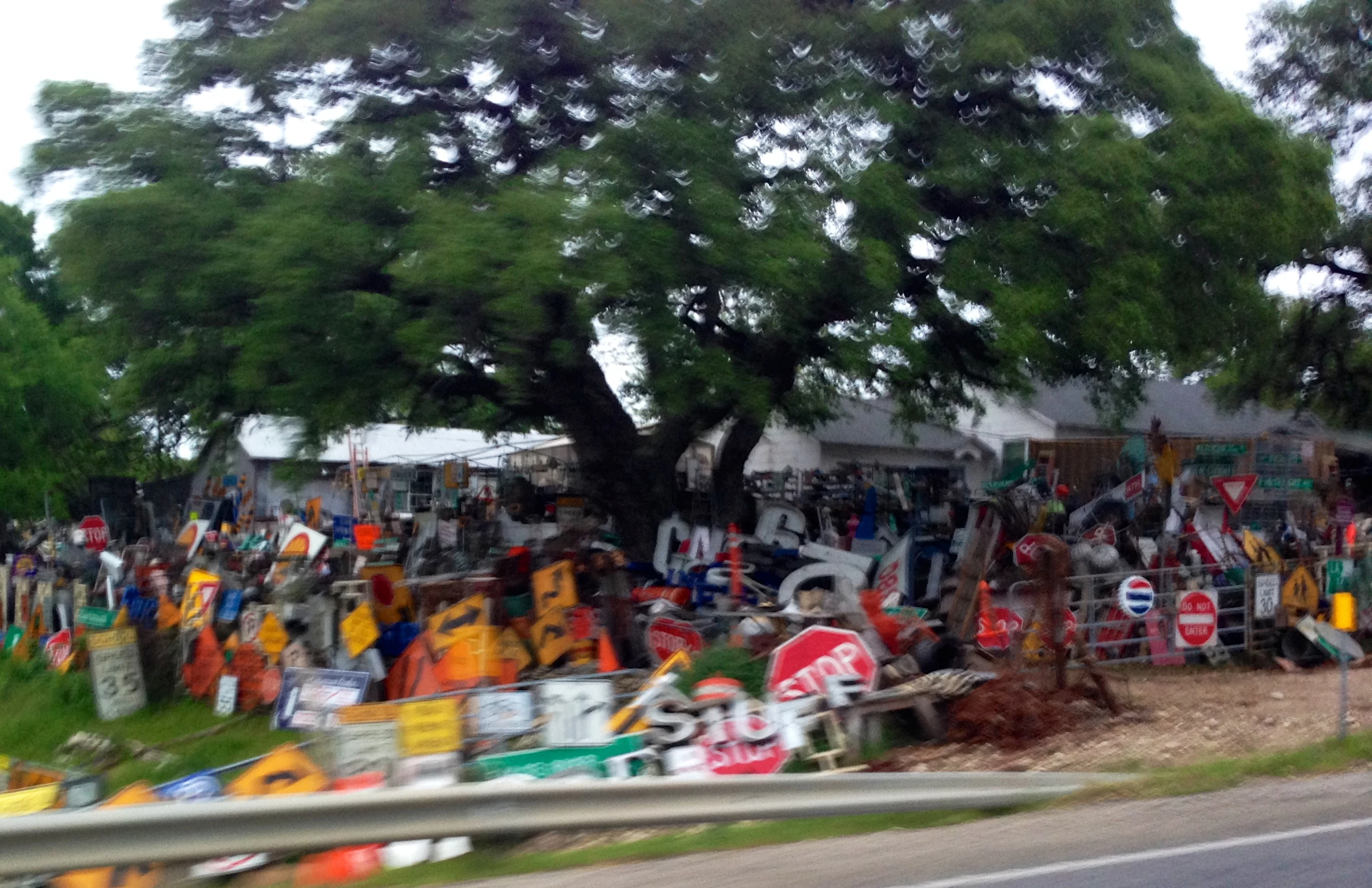 We passed this place on the way to the start.