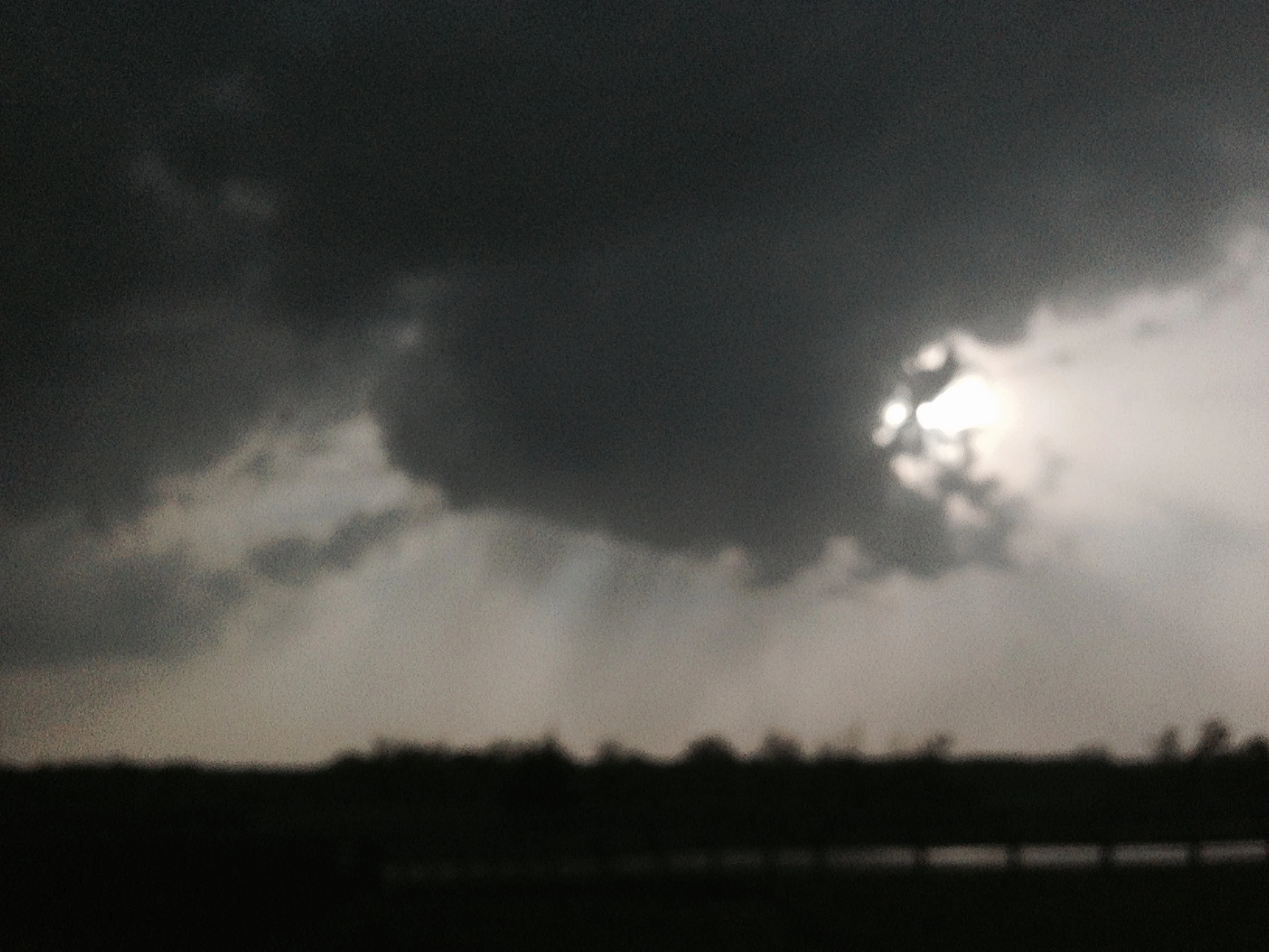 The skies were always looking scary.