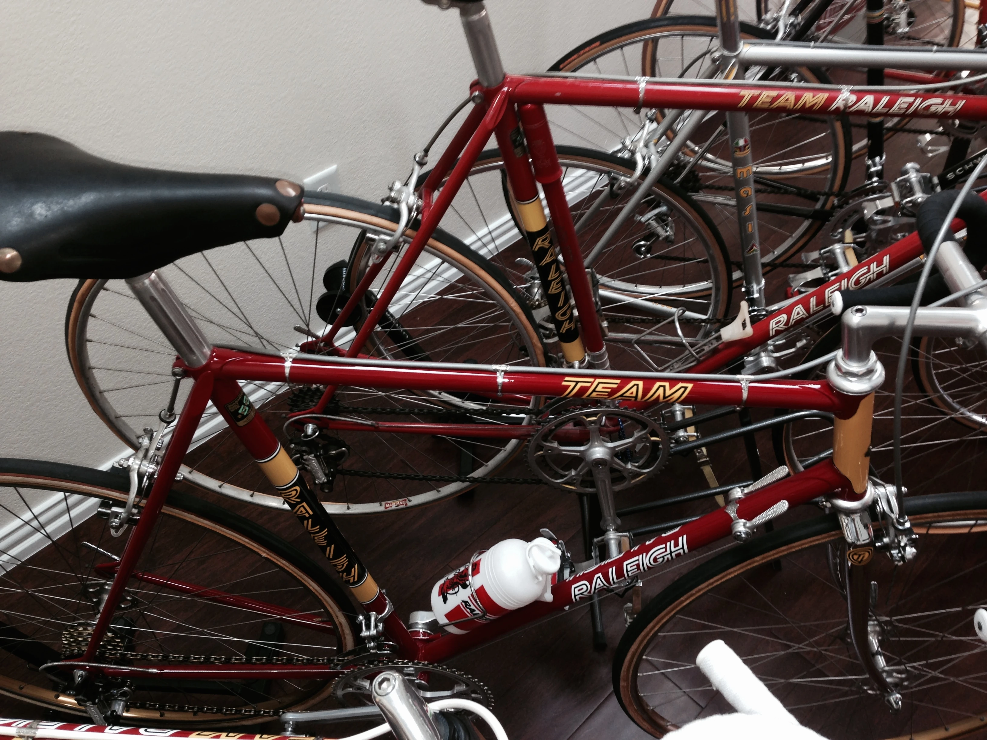 This is the 7th Raleigh Team frame ever built. The serial # is 7.