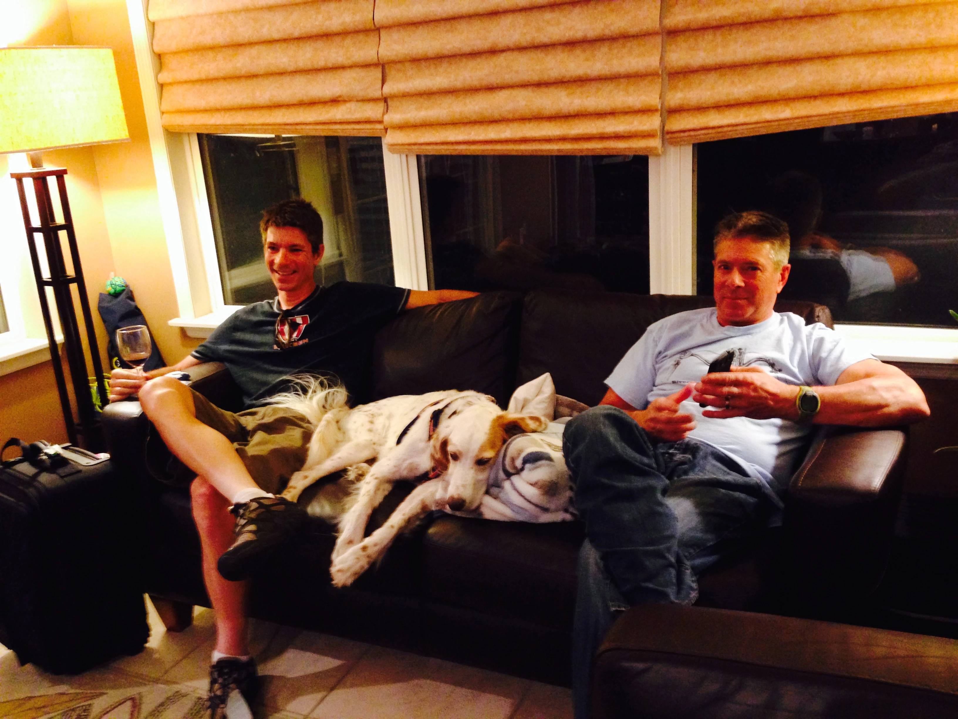 Bill, Bromont and Tom Schuler last night.