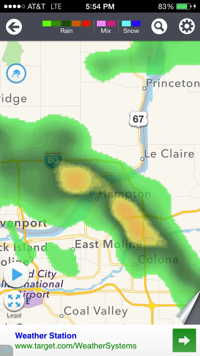 This storm system moved along with us for a while. I have had the worse luck driving this year weatherwise.