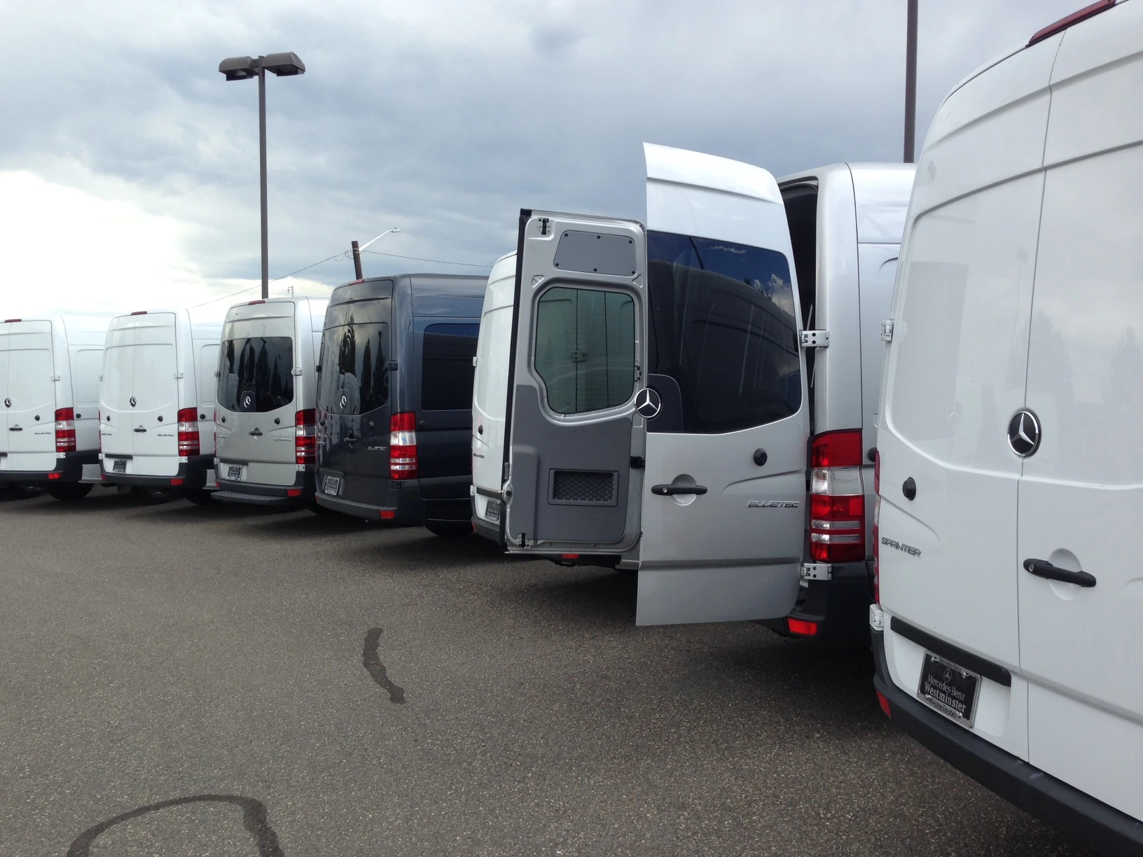 We went over and drove some Sprinter vans in Westminister yesterday. Really quiet. Pretty exactly opposite of a Honda Insight. About 10X more than I paid for my Ford diesel van, but it is very much nicer.