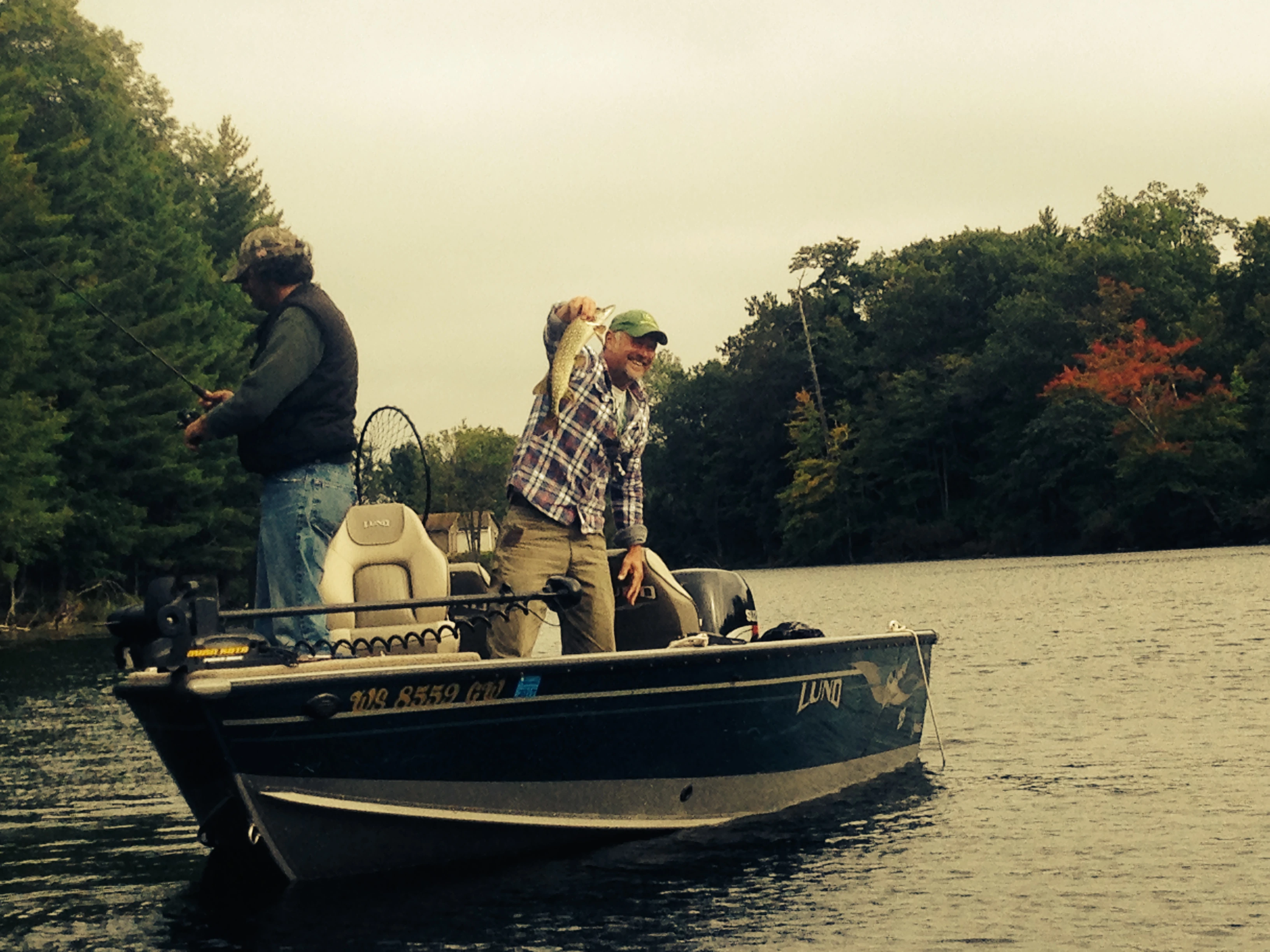 We ran into Jeff Bradley, former Olympian and Tour de France rider. He caught some nice Northern Pike.