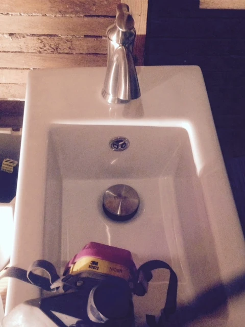 I&rsquo;m putting in a baby sink. The whole space is only 6 foot by 6 foot.