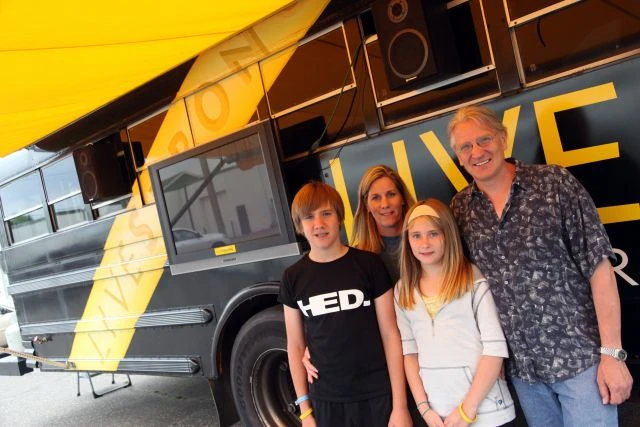 Steve and his family.