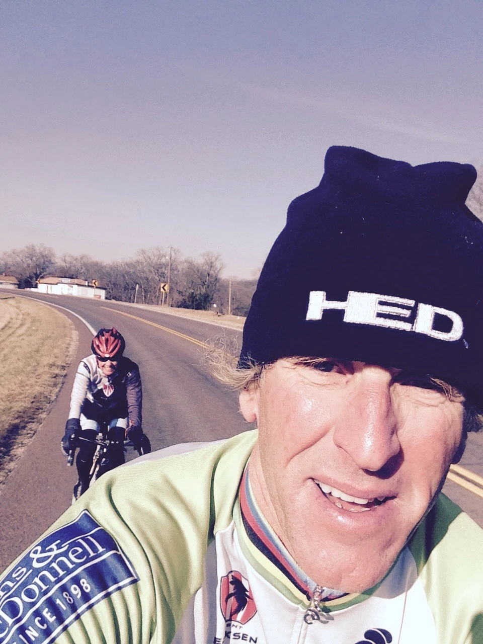 A little tribute to Steve Hed on the Thanksgiving Day ride.