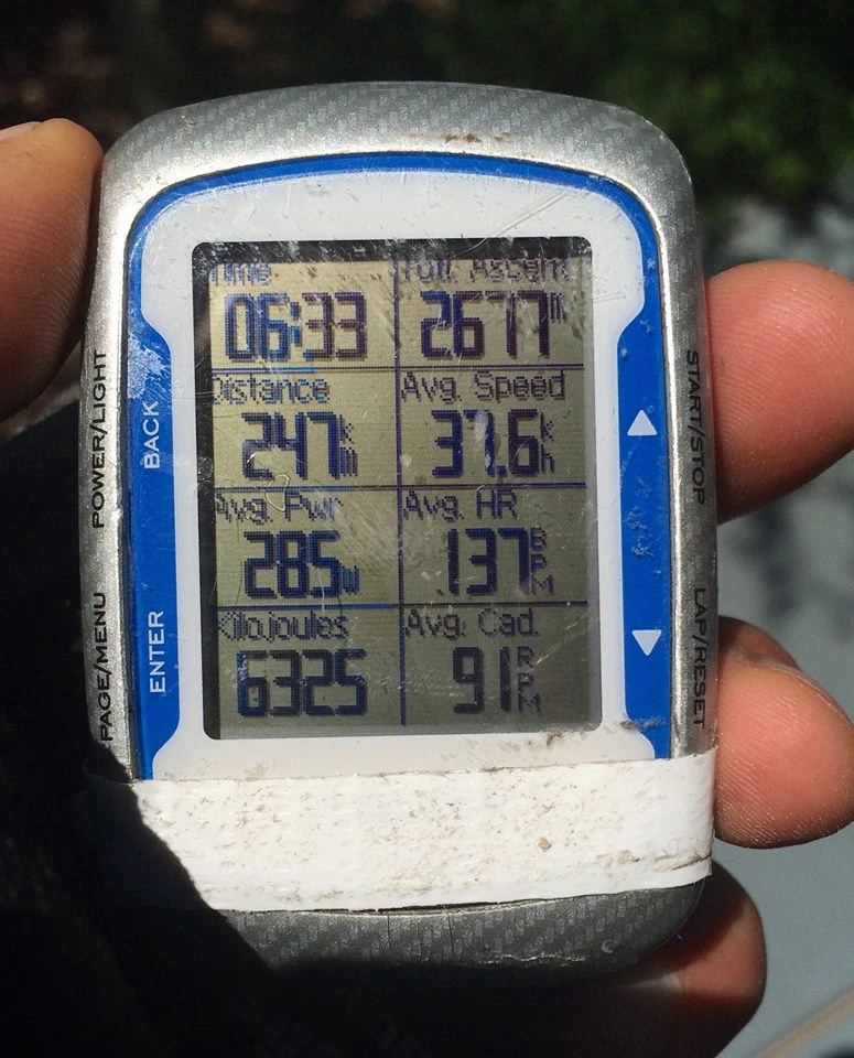 Check out the power here. That is average for 6 and 1/2 hours. Pretty nuts.