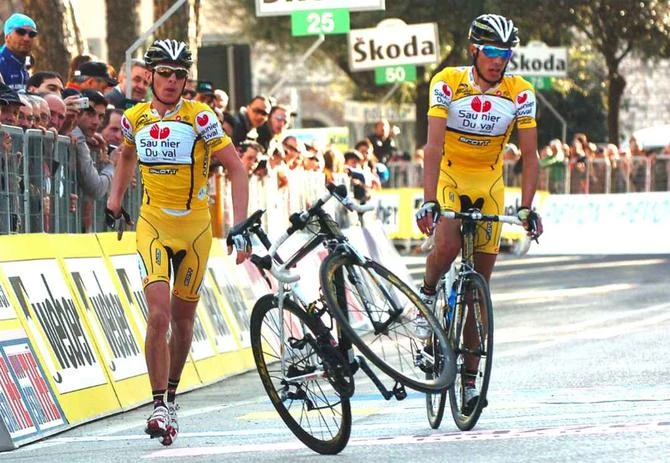 Maybe Riccardo wasn&rsquo;t using all those drugs and was actually riding a motorized bicycle? Seems his bike goes so fast sometimes he can&rsquo;t keep it under him.