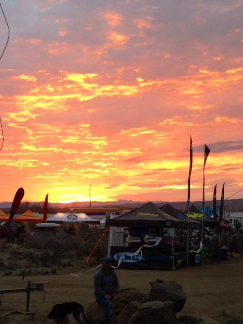 Trudi took this from 24 Hour Town while I was out in the desert 