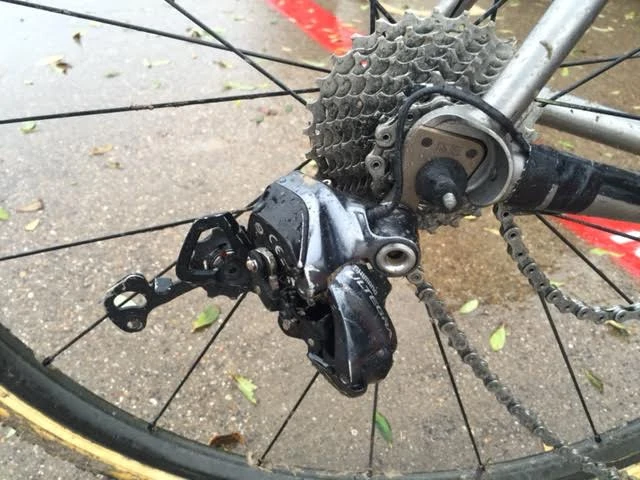 Mangled rear mech.