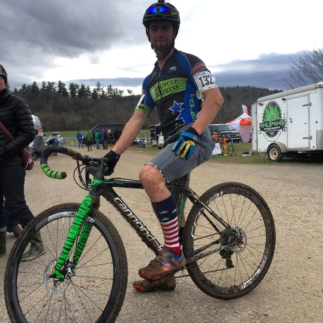 Here&rsquo;s Andrew after the race.