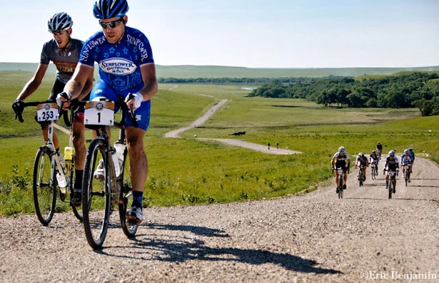 Dan Hughs at the most famous gravel race, DK200.