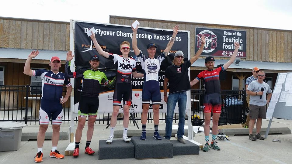 Okay, I knew Kelly would post the podium photo. Here it is.