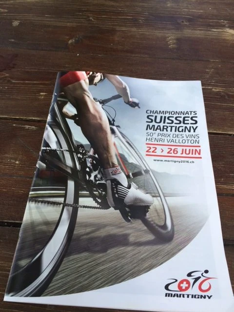 Program from today&rsquo;s Swiss National Road Championships.