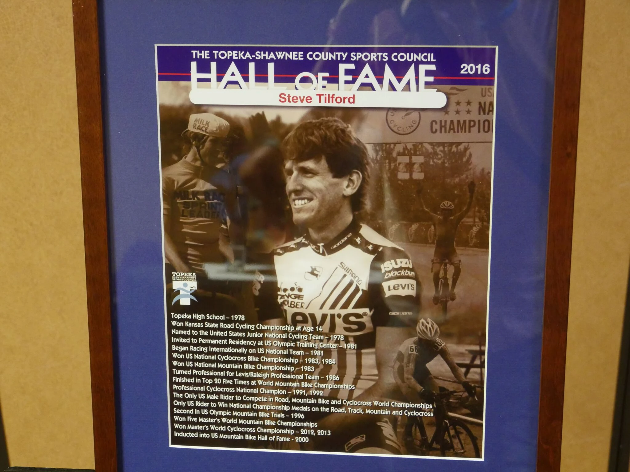 The gave me one of these and the 2nd one is going to hang in the Topeka Public Library for a year, then go to Topeka High.