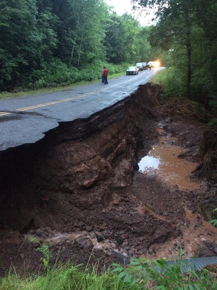 This road is pretty much toast.