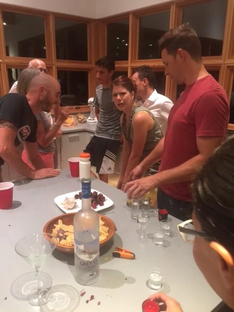 Later on, the shots came out. We took off just a tad later.