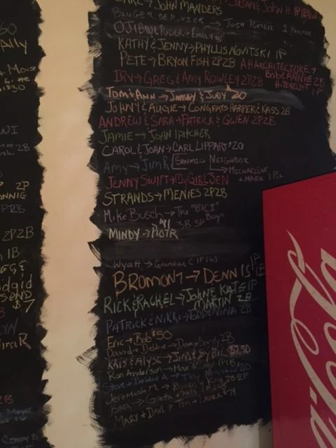 Bromont paying-it-forward to Dennis. Dennis says he&rsquo;s never going to redeem it, so it stays on the board.