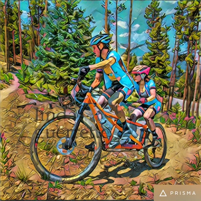 Vincent won the Laramie Enduro on a tandem yesterday. They finished 22nd overall, which is stellar.