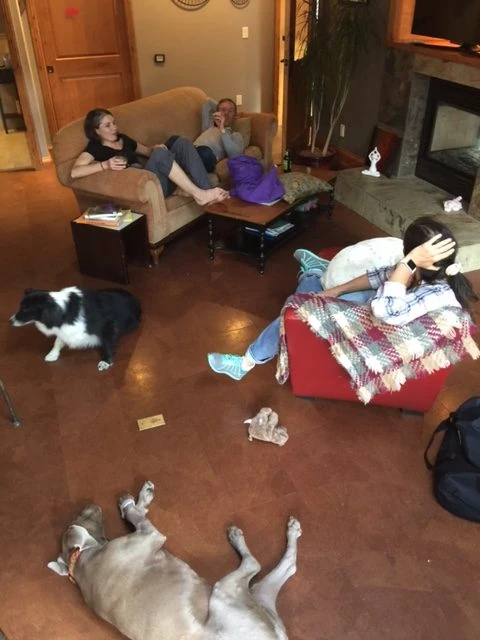 Matt was on the couch after the race. I&rsquo;m not sure he ever got up again. 