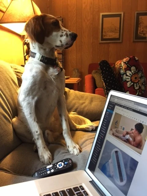 Tucker feels better today, but is still a little under the weather.